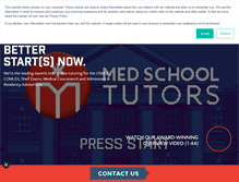 Tablet Screenshot of medschooltutors.com